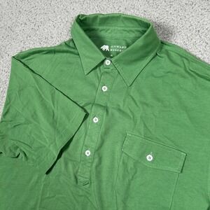 Onward Reserve Mens Polo Shirt XL Green Short Sleeve Cotton Casual‎ Golf Comfort